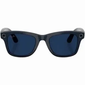 Смарт очки Ray Ban Glass Wayfarer GEN2 (RW4012) Shiny Cosmic Blue/ Tranz Sapphire, Size 53(L)